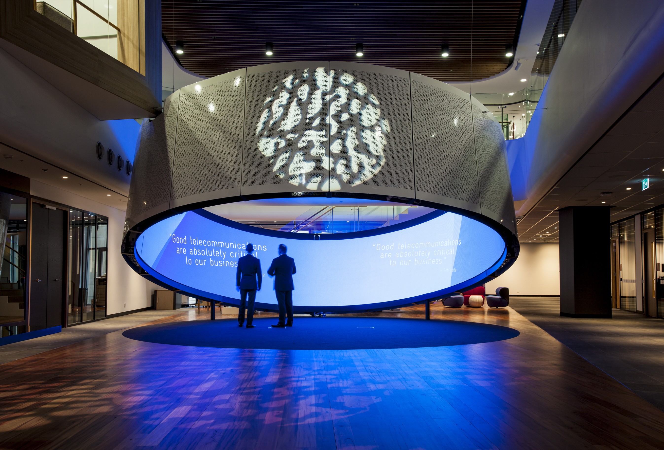 Large-scale audio visual presentation hall